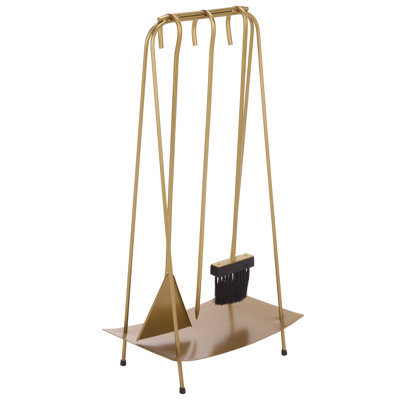 Ensemble d'outils de foyer en métal Winsted