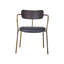 Chaise avec accoudoirs rembourrée Rayvone