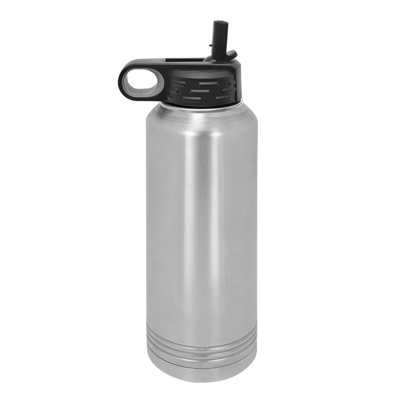 Bouteille d'eau isolée en acier inoxydable Sofia's Findings, 40 oz, Blanc
