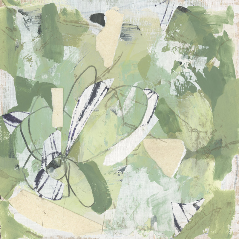 Olive Orchid III by June Erica Vess - Wrapped Canvas Print, 30 cm H x 30 cm W