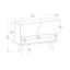 Console Table and Mirror Set 90Cm Ballast