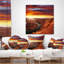 Coussin lombaire à imprimé paysage paysage