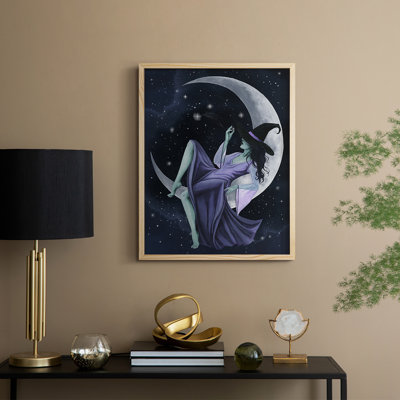Star Sorceress I Framed Print - Solid Wood