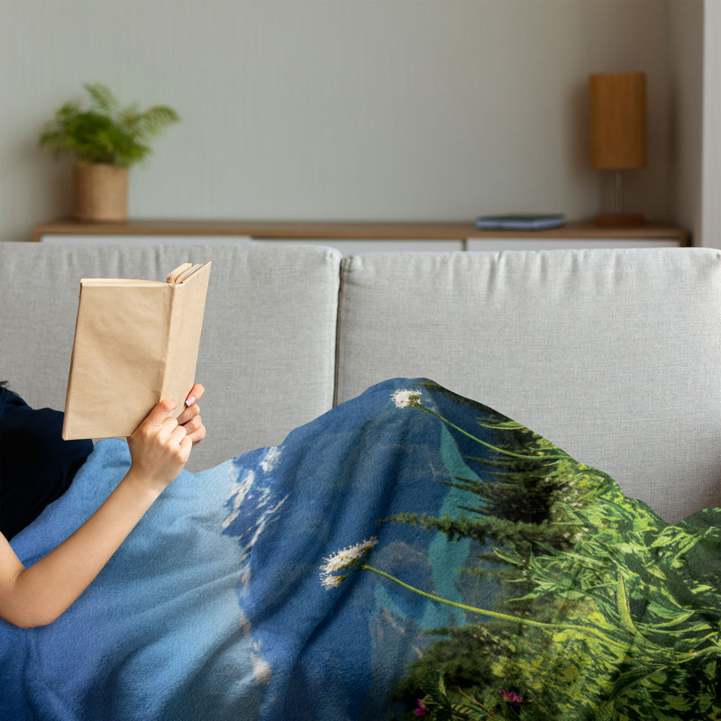 Hand Woven Throw Blanket, 50" x 70"