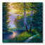 «Morning Sunlight Through The Birch Forest», peinture sur toile-60160671-60160677