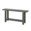 Console de 62,9 po avec console minimaliste moderne, canapé d'entrée en bois de pin massif avec détails en métal, tablette de rangement ouverte-352909240
