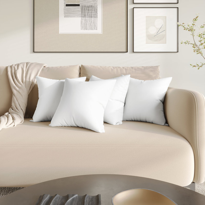 18'' x 18'' THROW PILLOW INSERTS (SET OF 4), 18X18''
