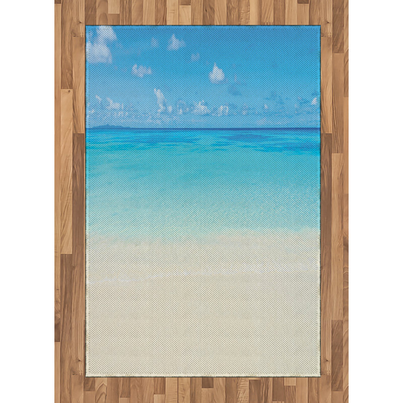 Tapis décoratif tropical à haute densité, Rectangle— 4 pi x 5 pi 8 po