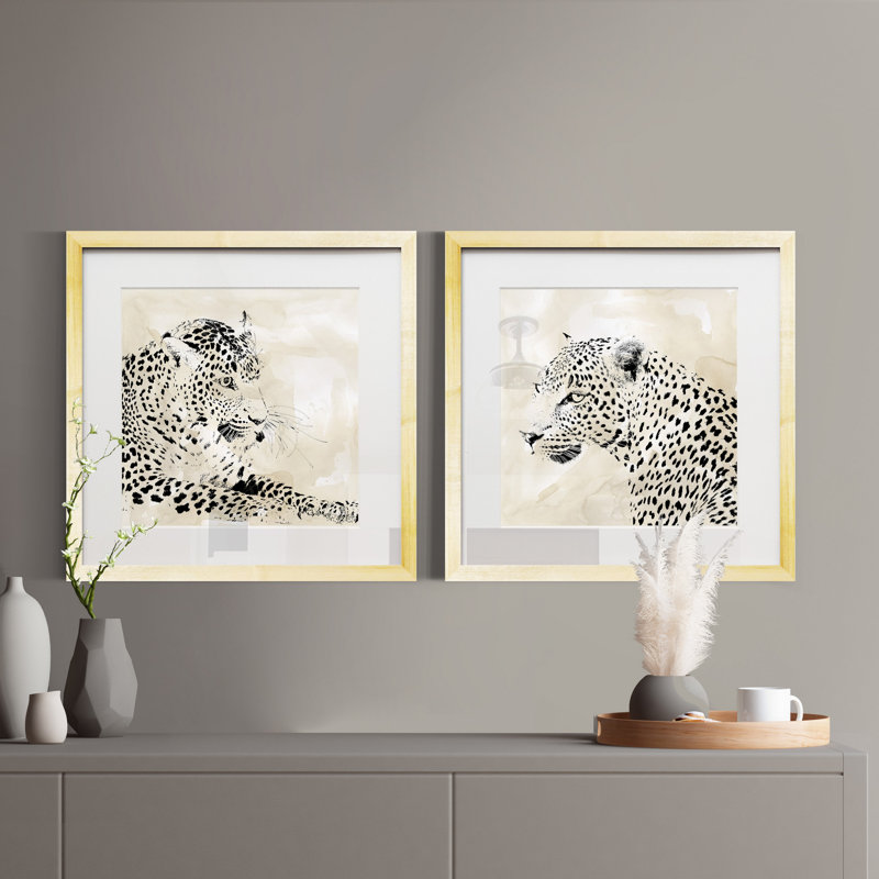 " None " 2 - Pieces Painting Print