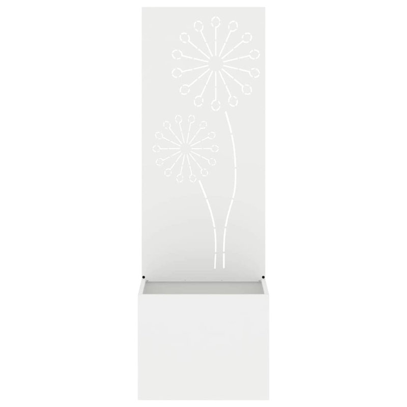 Planter Box, 140cm H x 50cm W x 50cm D, White