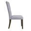 Deemah Tufted Fabric Upholstered Dining Chair in Grey