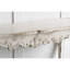 Console 46 po x 16,5 po x 30 po Slimline Whitewash, pour couloir, salon, chambre à coucher