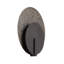 Avenue Outdoor 17"h Oval 3-cct Led Wall Sconce In Dark Bronze/brushed Bronze Textured-2067940968