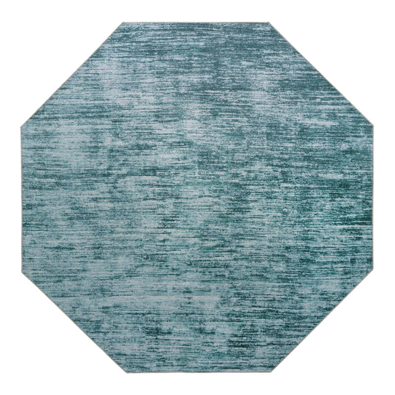 Tapis bleu Montalvo, Octogone 7 pi 9 po x 7 pi 9 po