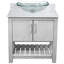 36-inch Bathroom Vanity with Carrara Marble Top and Sink, Chrome Hardware-106633452