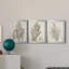 «Sepia Exotic Plants I», ensemble de 3 peintures sur toile encadrées-1945089280-1945089281