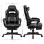 17 Stories Blandina Adjustable Headrest and Reclining PC & Racing Game Chair in Black-1797474899
