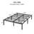Parias Metal Platform Bed-705803565