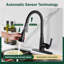 Robinet de cuisine rétractable à poignée simple avec accessoires-69385557