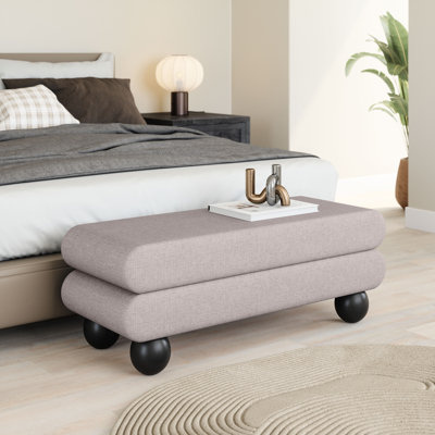 Banc rembourré 100% polyester Davao