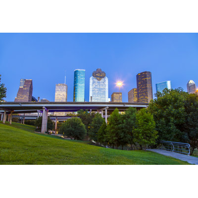 Mardina View of Houston 1 Piece Wrapped Canvas Wall Art