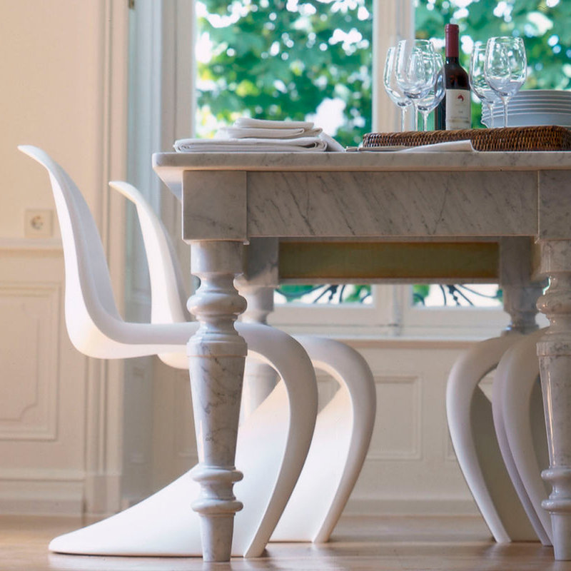 Chaise de salle à manger Penton, Blanc