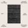 Tapis noir / crème Komon
