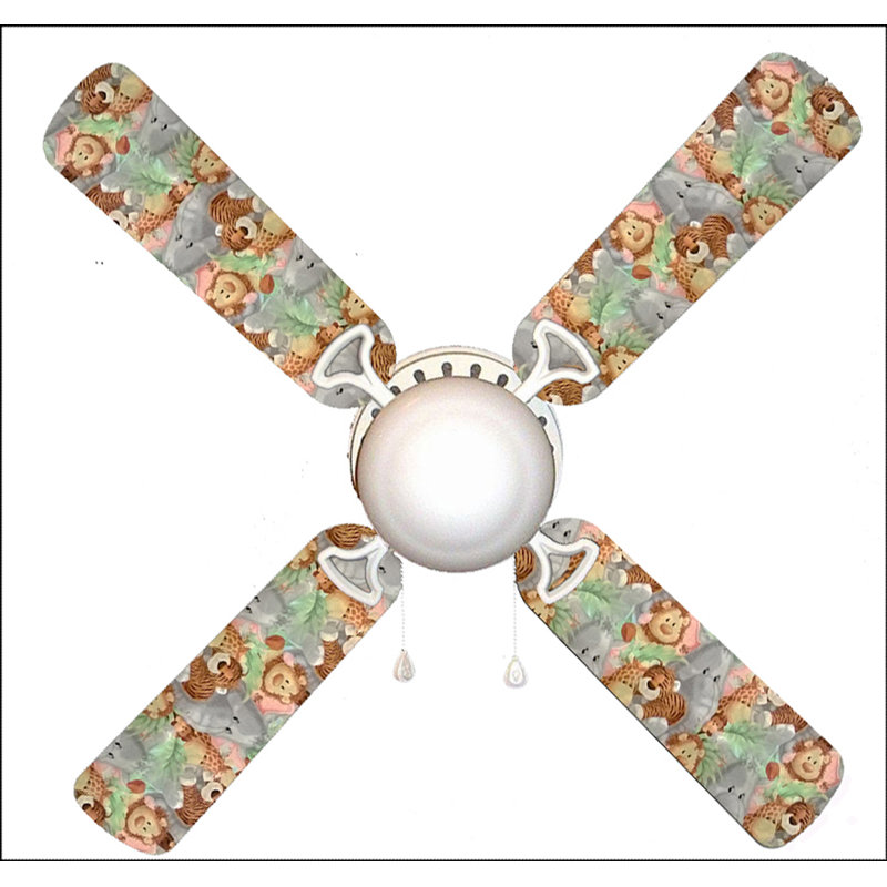 Ventilateur de plafond à 4 pales 42 po avec chaînette et ensemble d’éclairage inclus Manley