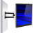Mount-It! Full Motion TV Wall Mount | LCD, LED, 4K TV Swivel Bracket For 23 - 55 Inch Screen Sizes