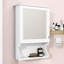 Armoire de rangement murale avec miroir-1653466063