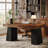 55" Home Office Desk with Double Pedestal, Simple Executive Desk-807550265