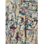 Tapis abstrait beige / bleu Dreya-31378717