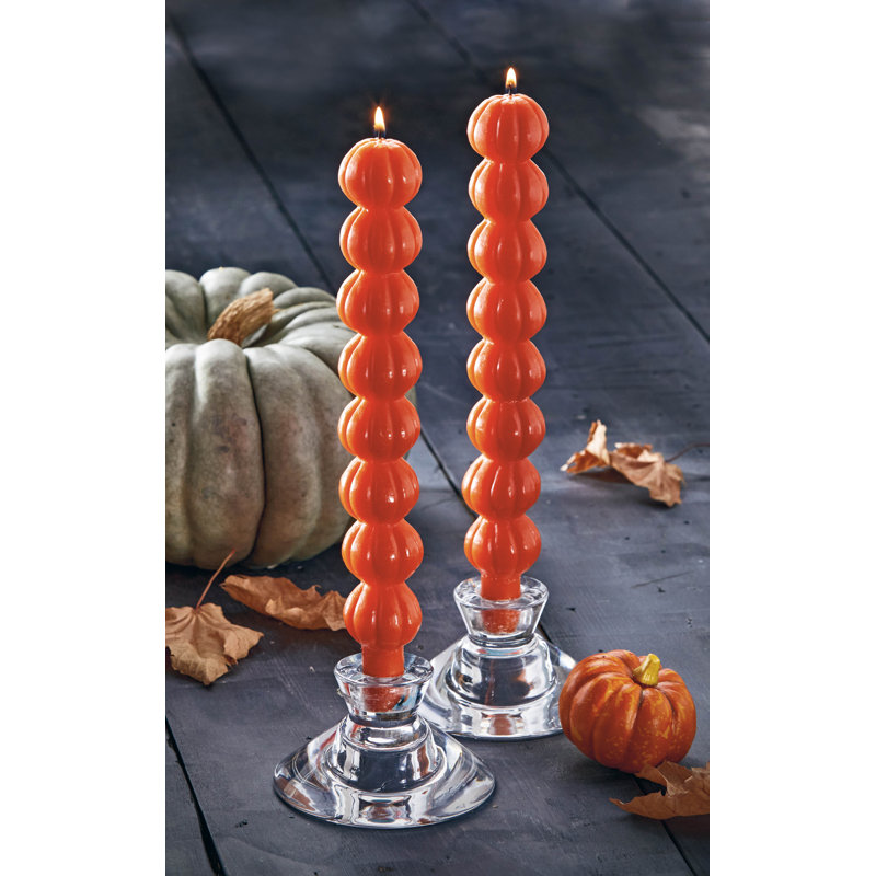  Pumpkin Tapers S/2