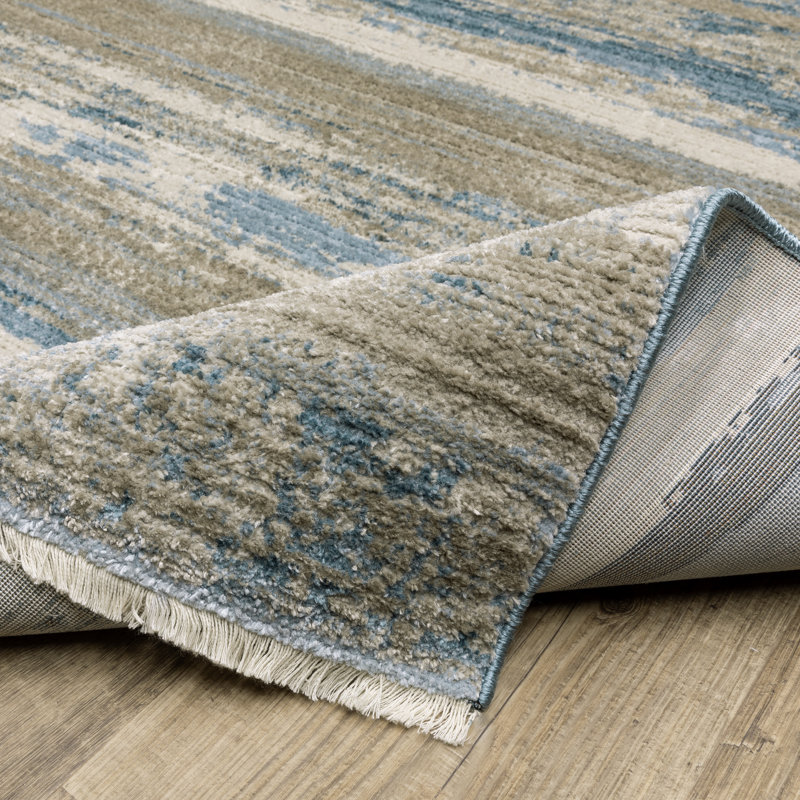 Striped Indoor Rug, Runner 2'3" x 7'6"