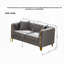 Vivian Upholstered Sofa-132107004-132107005