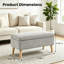 Banc de rangement avec repose-pieds, boîte de rangement rabattable, banc de lit rembourré-133458080-133458083