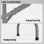 6 FT. Patio Plastic Portable Folding Table-127828978