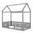 Wood House Bed With Fence And Door-1999286534-1999286537