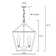 Aspen 4 - Light Dimmable Lantern Geometric Chandelier