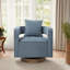 Fauteuil demi-tonneau moderne pivotant avec dossier ouvert-652721212