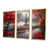 Toile avec cadre flottant or