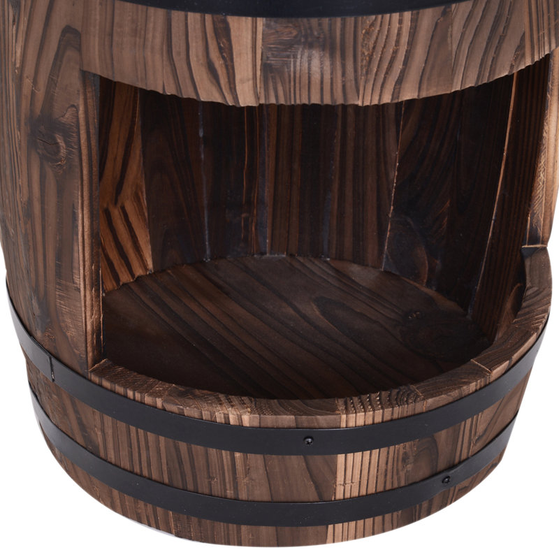Fontaine à pompe à eau en bois 2 étages Castine