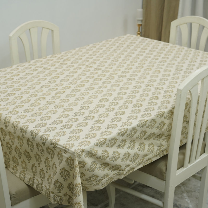 Red Barrel Studio® Heritage: Housse de table en coton faite à la main pour la salle à manger et la cuisine - Neelgagan