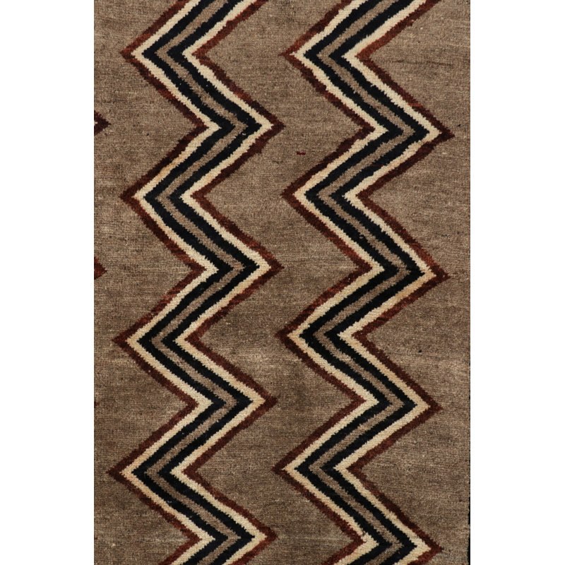 Vintage One-of-a-Kind 6'7X9'5 Hand Knotted Area Rug