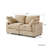Kessi 67" Upholstered Slipcovered Loveseat Sofa-1876192165