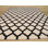Black Hand-Knotted Wool Ogee Lattice Weave Geometric Modern Contemporary Carpet Rug