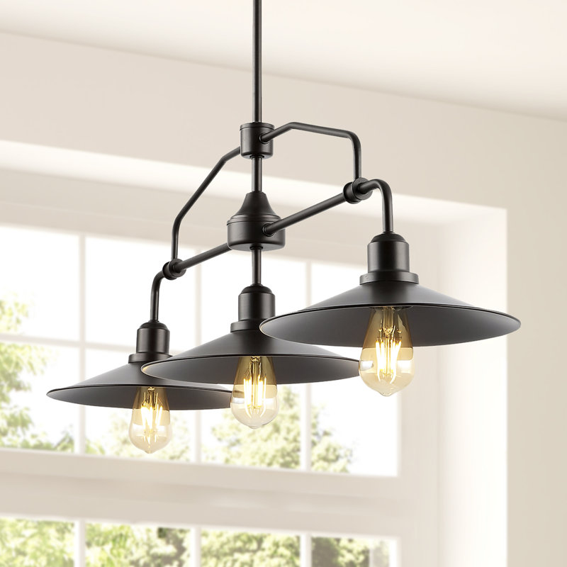 Luminaire suspendu à 3 lumières pour îlot de cuisine Aido