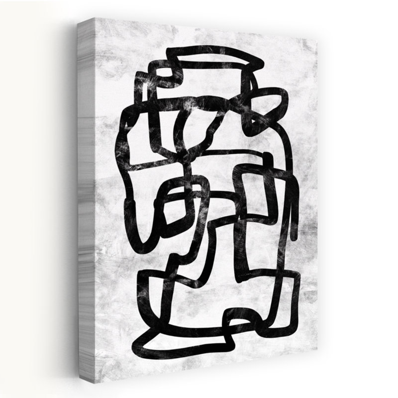 Art contemporain contemporain abstrait, H 24 po x l 16 po