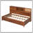 Wooden Daybed With 3 Storage Drawers, Upper Soft Board, Shelf, And Integrated Sockets And USB Ports For Modern Living-1624673226