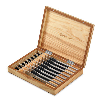 WÜSTHOF 8-Piece Stainless Mignon Steak Knife Set